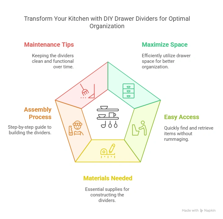 DIY Kitchen Drawer Dividers: Organize Your Space Effortlessly