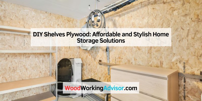 DIY Shelves Plywood