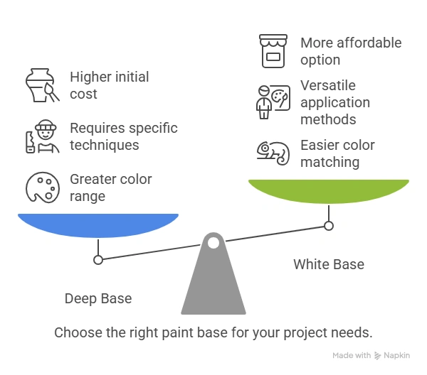 Deep Base Vs White Base: Choosing the Perfect Paint Foundation