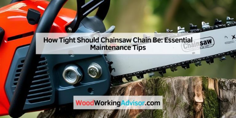 How Tight Should Chainsaw Chain Be: Essential Maintenance Tips