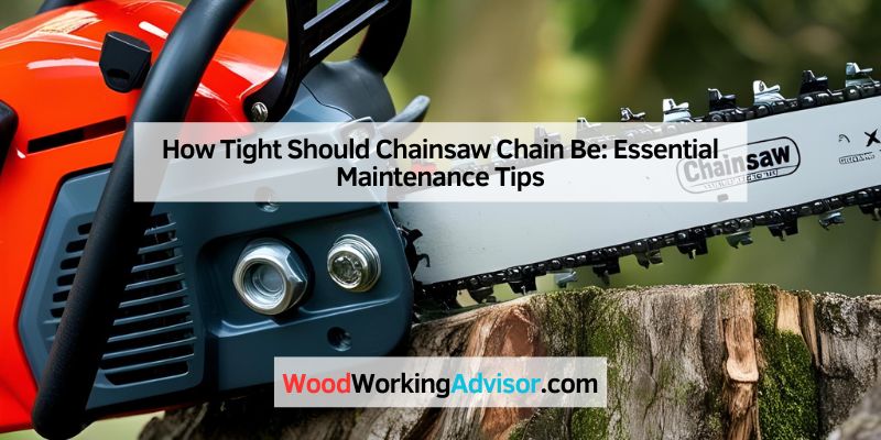 How Tight Should Chainsaw Chain Be: Essential Maintenance Tips