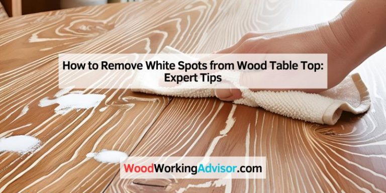 How to Remove White Spots from Wood Table Top: Expert Tips
