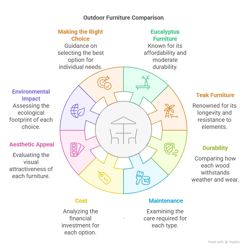 Eucalyptus Vs Teak Outdoor Furniture: Which Is Best for You?