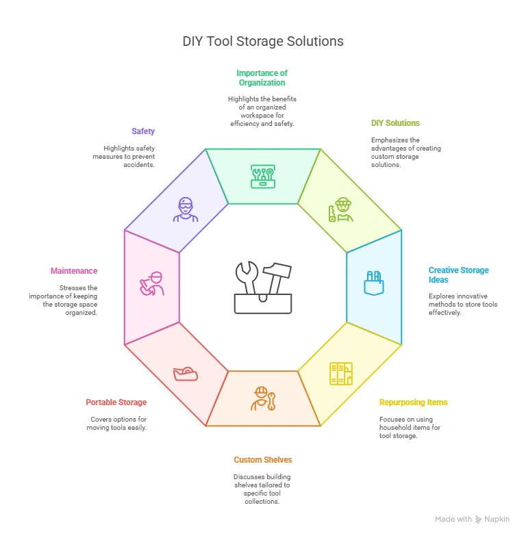 Homemade DIY Tool Storage: Clever Solutions to Organize Your Tools