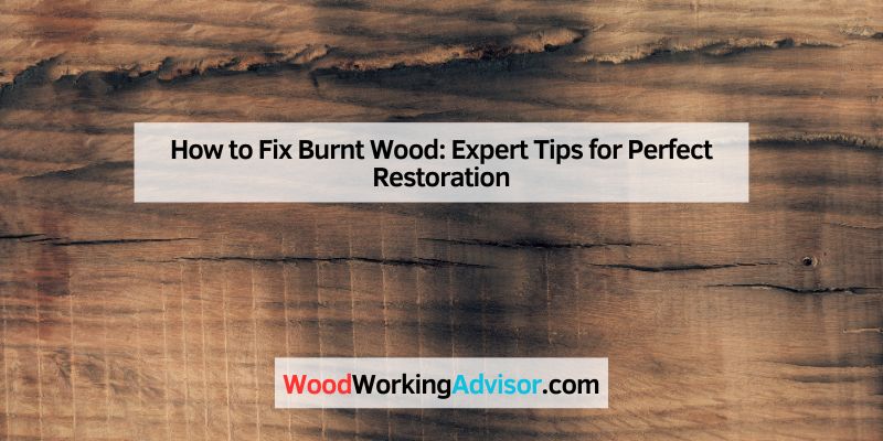 How to Fix Burnt Wood