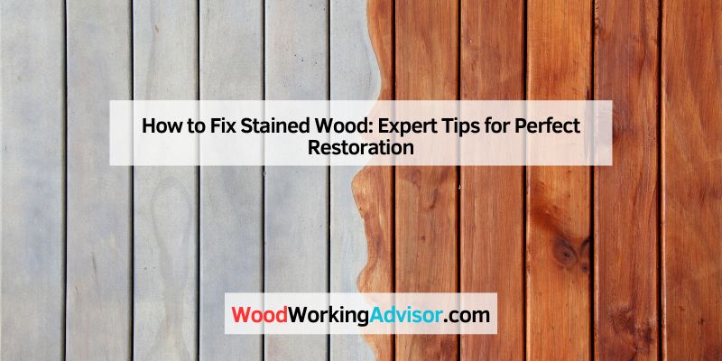 How to Fix Stained Wood: Expert Tips for Perfect Restoration