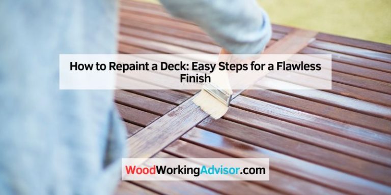 How to Repaint a Deck
