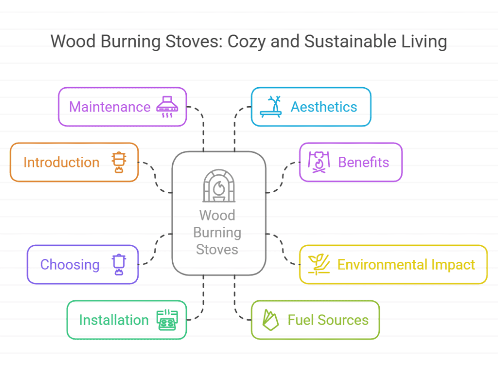 Homes With Wood Burning Stoves: Cozy, Sustainable Living