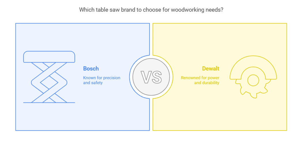 Bosch Vs Dewalt Table Saw: Ultimate Comparison Guide