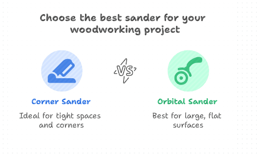 Corner Sander Vs Orbital Sander