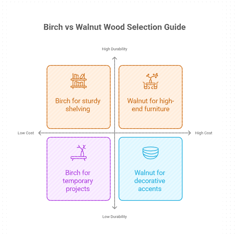 Birch Vs Walnut