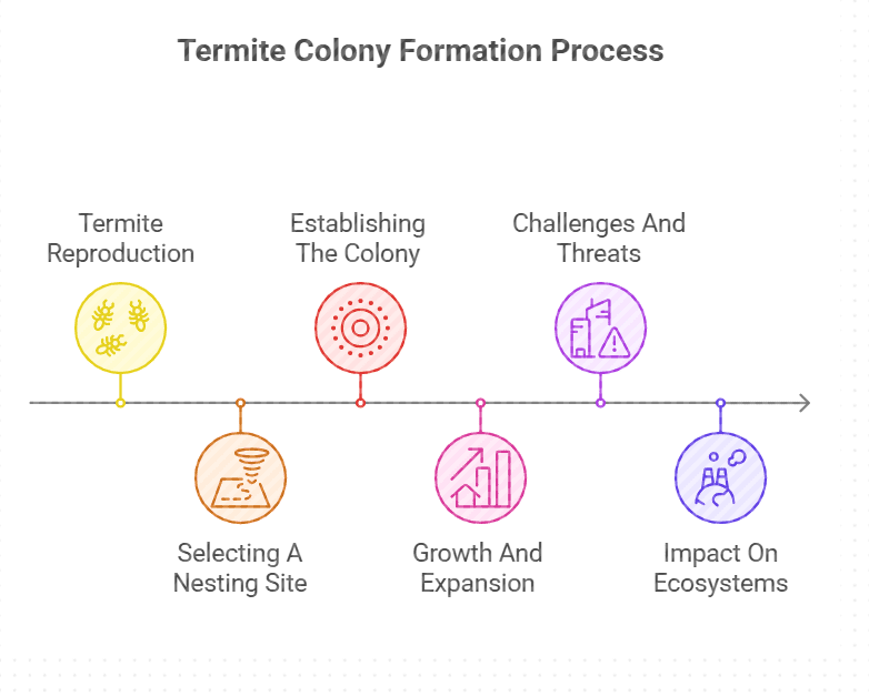 How Do Termites Start Colonies
