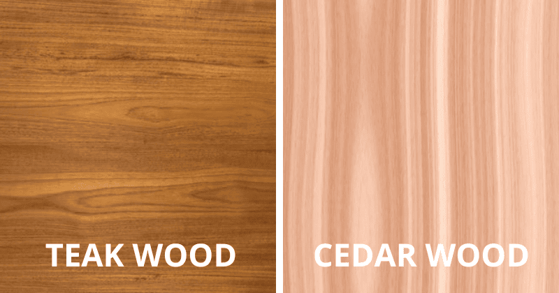 Teak Vs Cedar