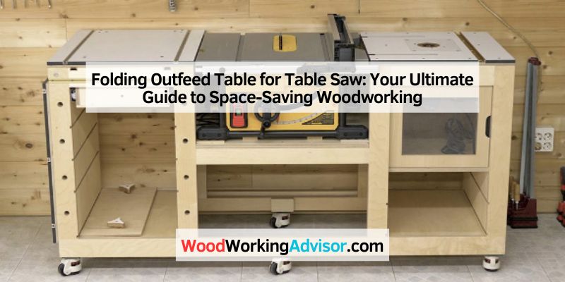 Folding Outfeed Table for Table Saw