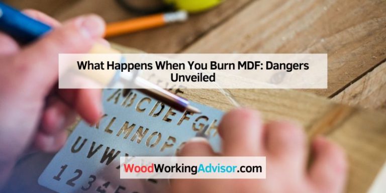 What Happens When You Burn MDF