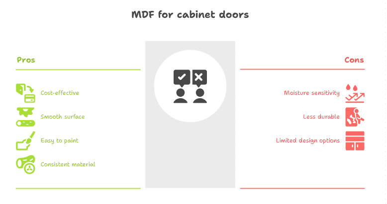 MDF for cabinet doors
