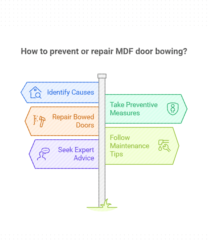 How to Stop MDF Doors Bowing
