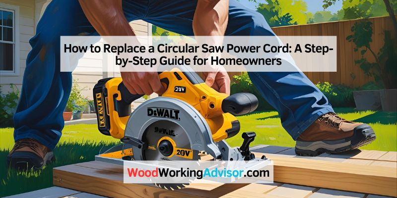 How to Replace a Circular Saw Power Cord