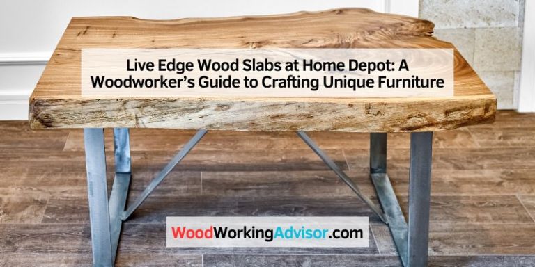 Live Edge Wood Slabs at Home Depot