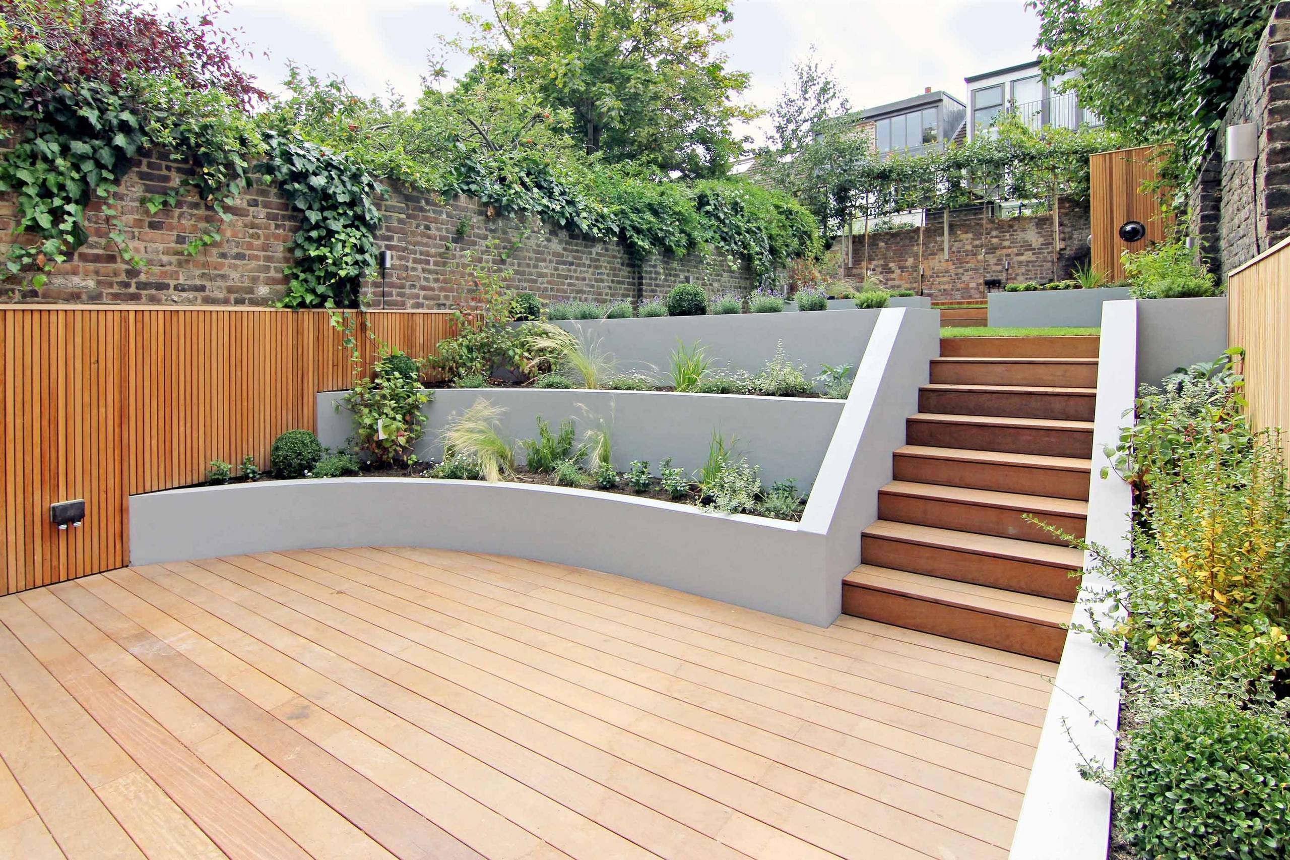 Decking Retaining Wall Ideas