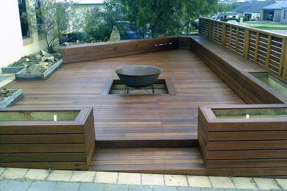 Decking With Fire Pit Ideas