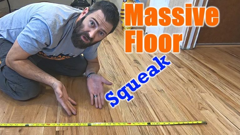 Fix Squeak in Hardwood Floor