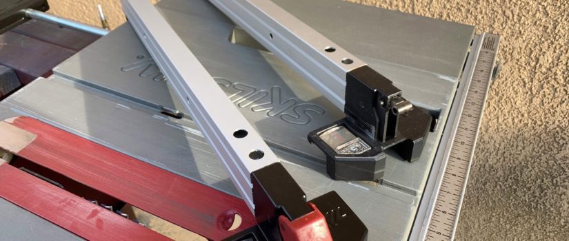 Skil Table Saw Fence Upgrade