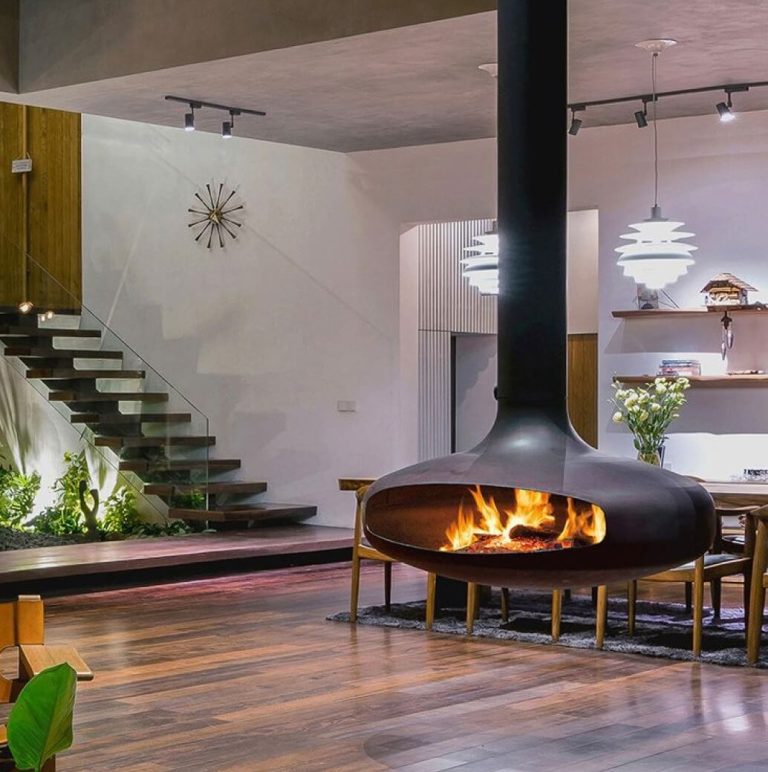 Suspended Wood Burning Stove