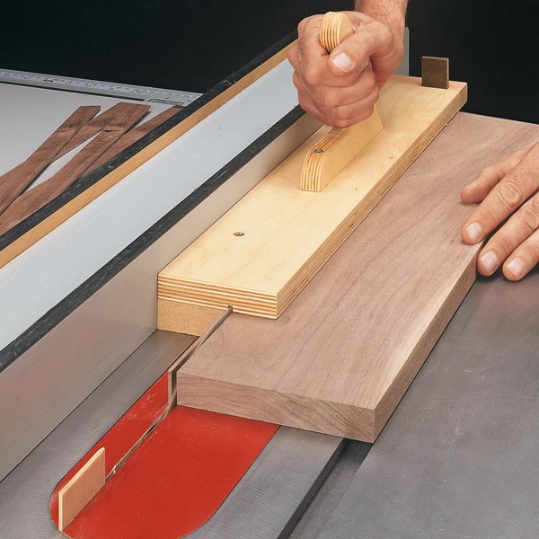 Thin Strip Jig for Table Saw