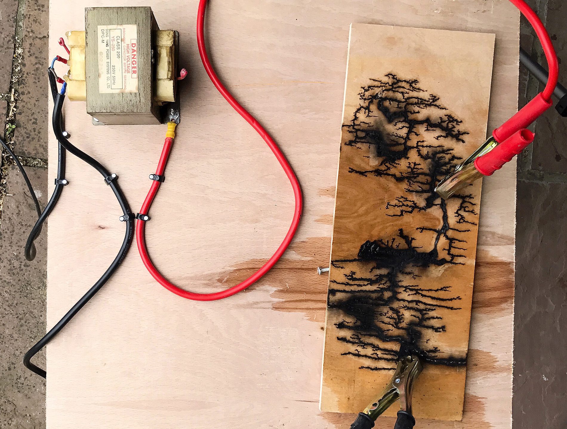 Wood Burning With Transformer