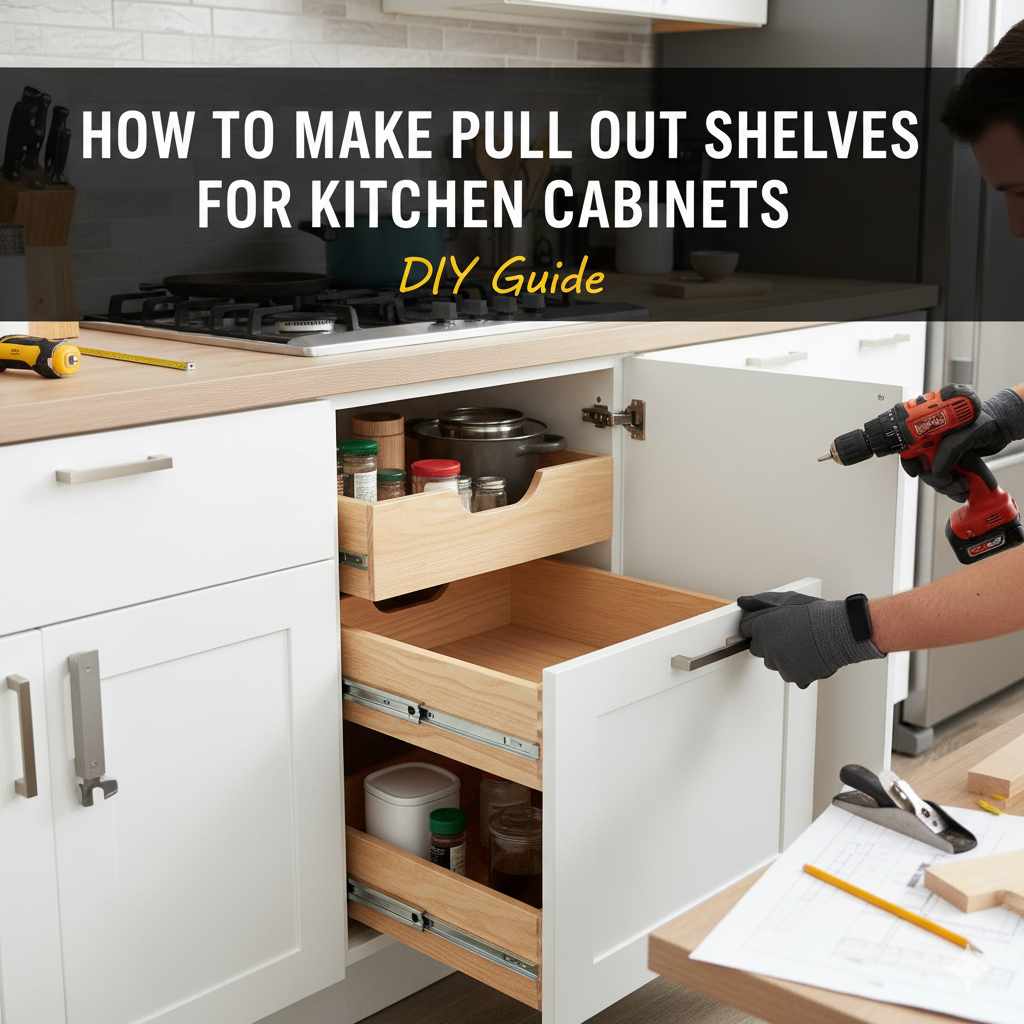 How to Make Pull Out Shelves for Kitchen Cabinets