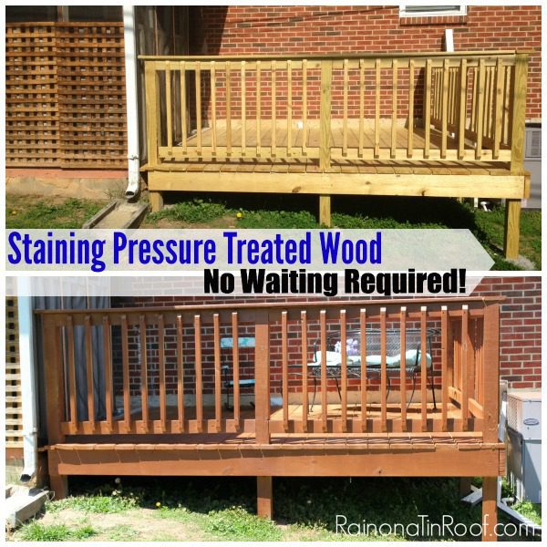 How Long Should You Wait before Staining Treated Lumber