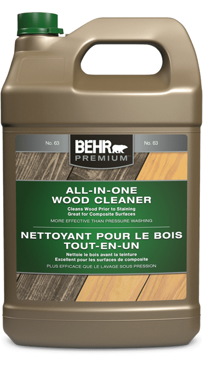 How to Apply Behr Premium All-In-One Wood Cleaner