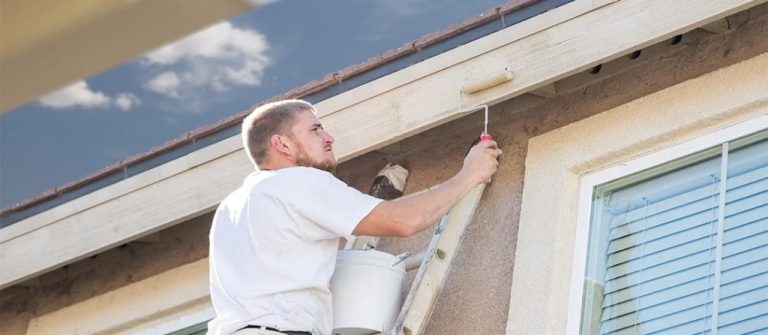 How to Paint Outside of House Without Scaffolding