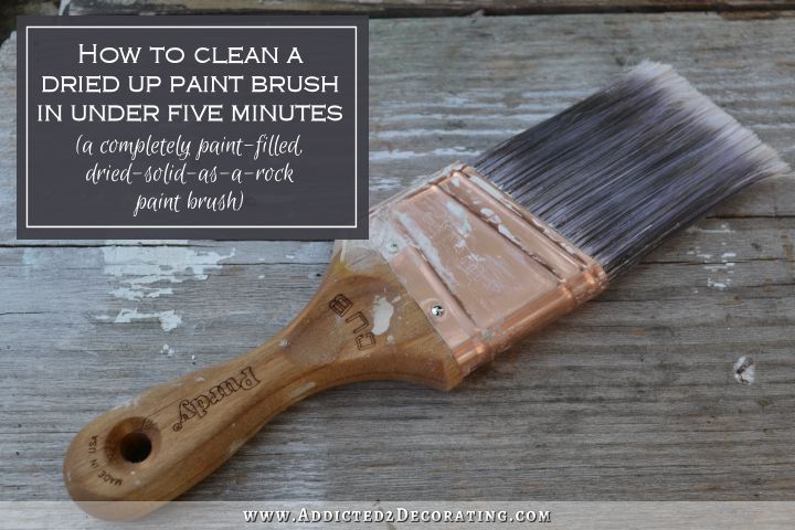 How to Remove Dried Paint from Brushes And Rollers