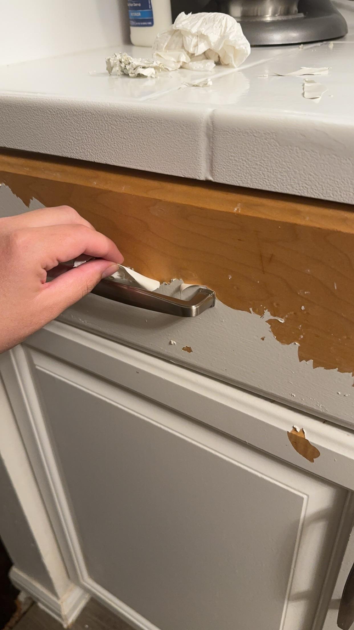 How to Remove Paint from Cabinets Without Sanding