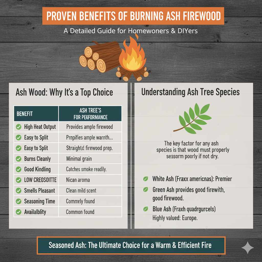 Proven Benefits of Burning Ash Firewood