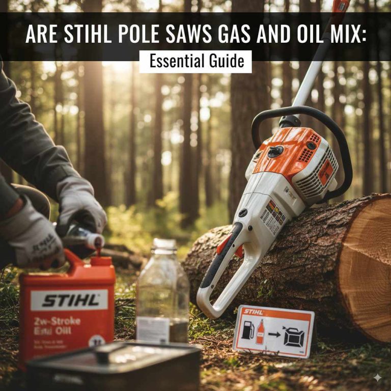 Are Stihl Pole Saws Gas and Oil Mix