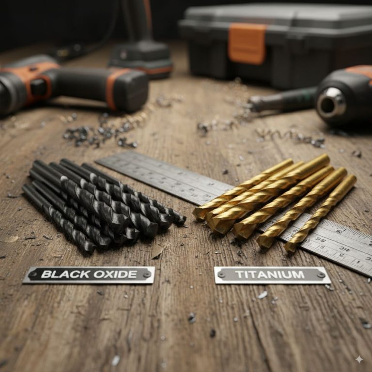 Black Oxide vs Titanium Drill Bits