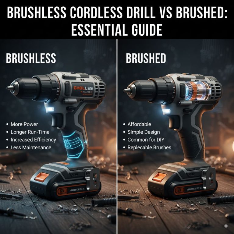 Brushless Cordless Drill vs Brushed