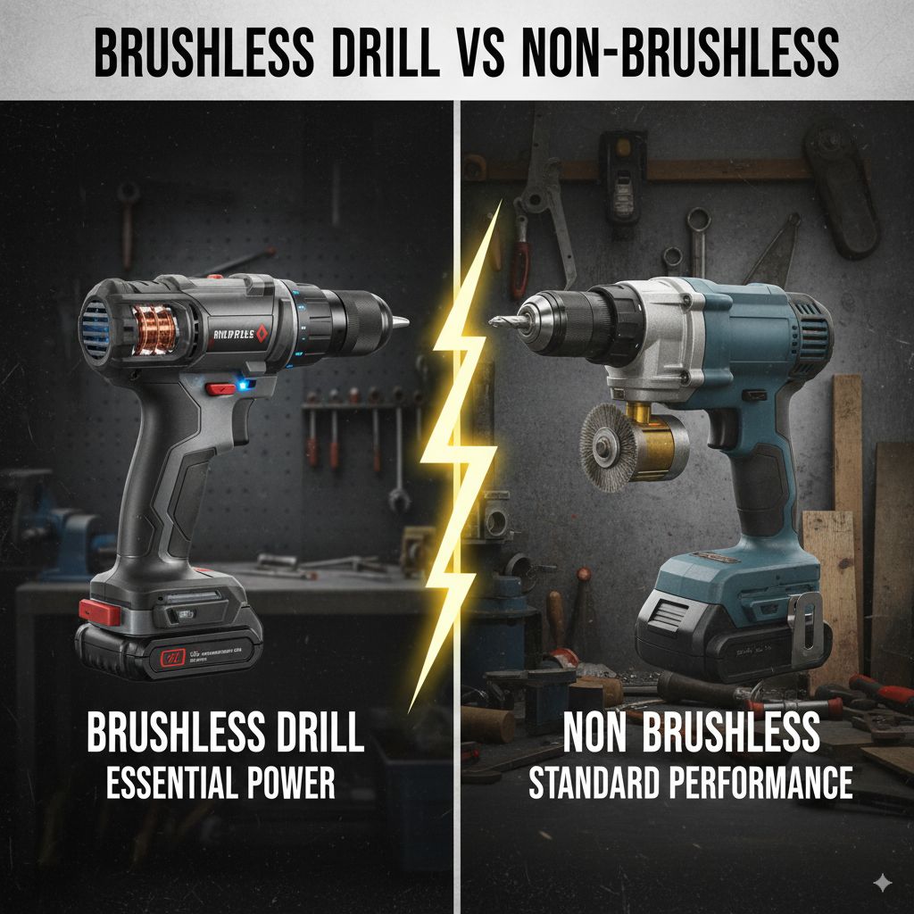 Brushless Drill vs Non Brushless