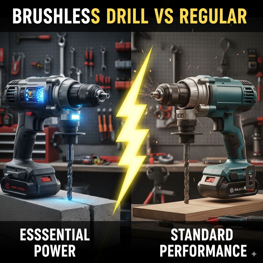 Brushless Drill vs Regular