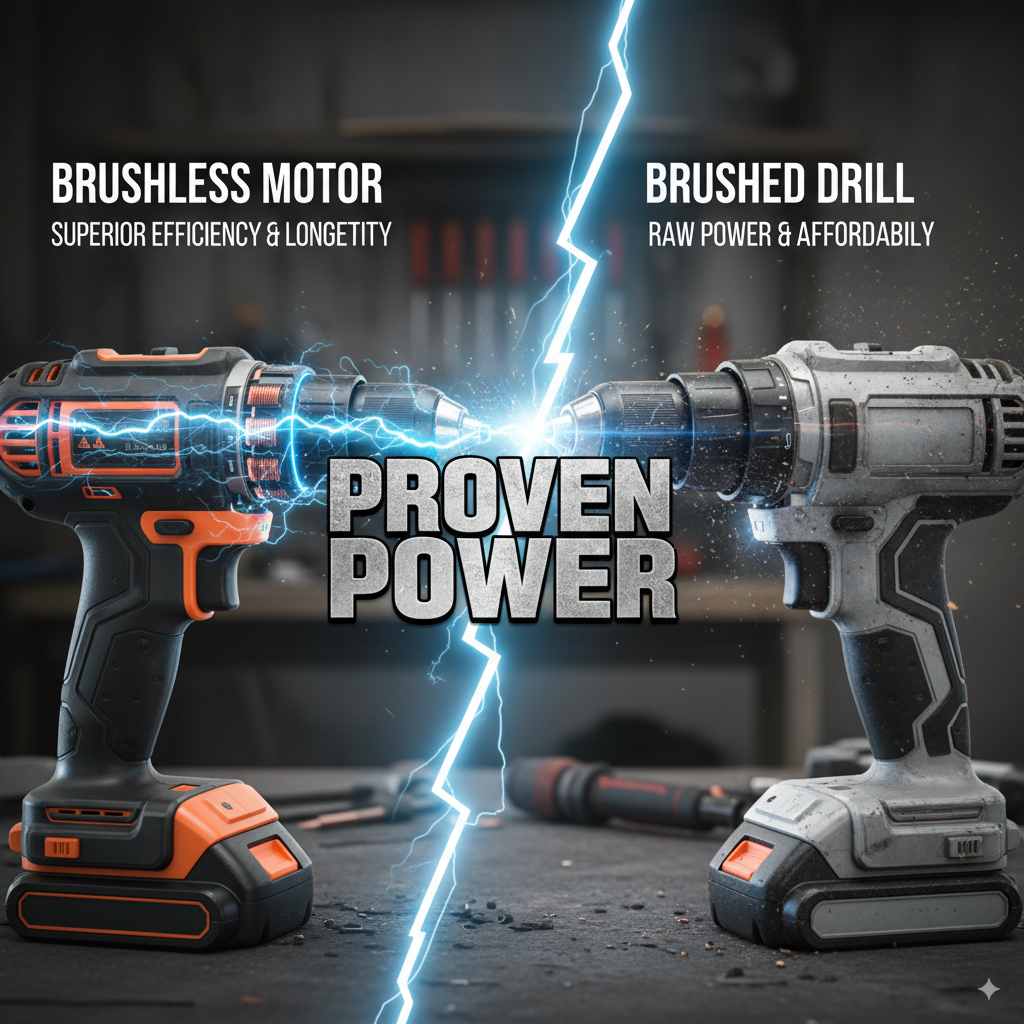 Brushless Motor vs Brushed Drill