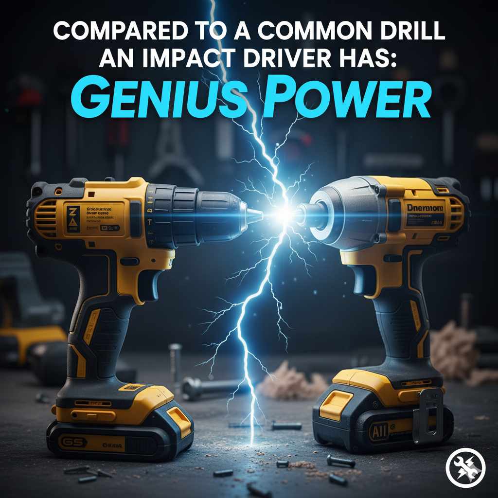 Compared To A Common Drill An Impact Driver Has