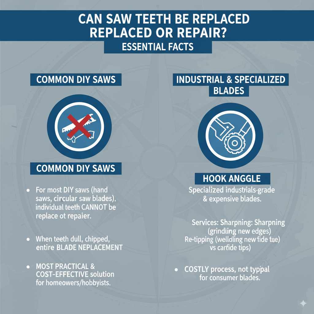 Can Saw Teeth Be Replaced or Repaired