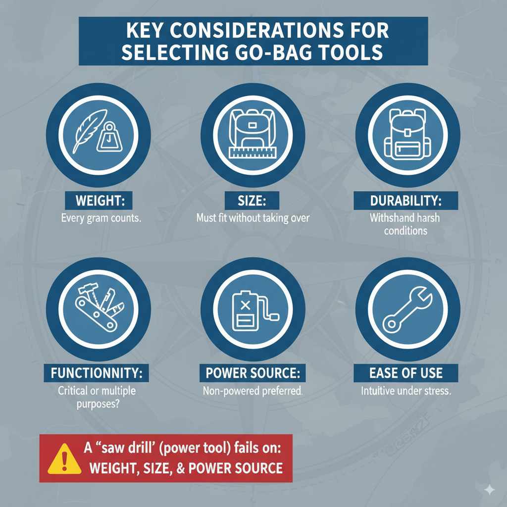 Key Considerations for Selecting Go-Bag Tools