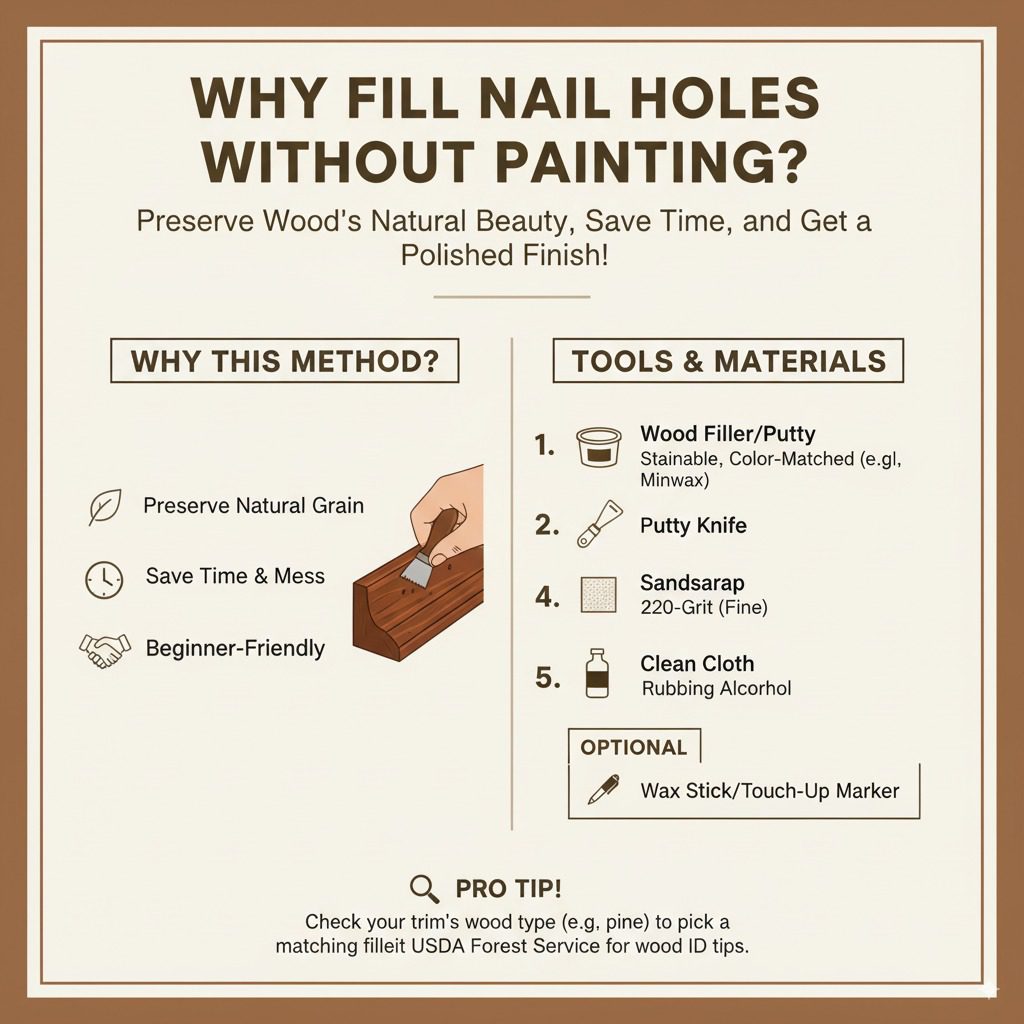 Why Fill Nail Holes Without Painting