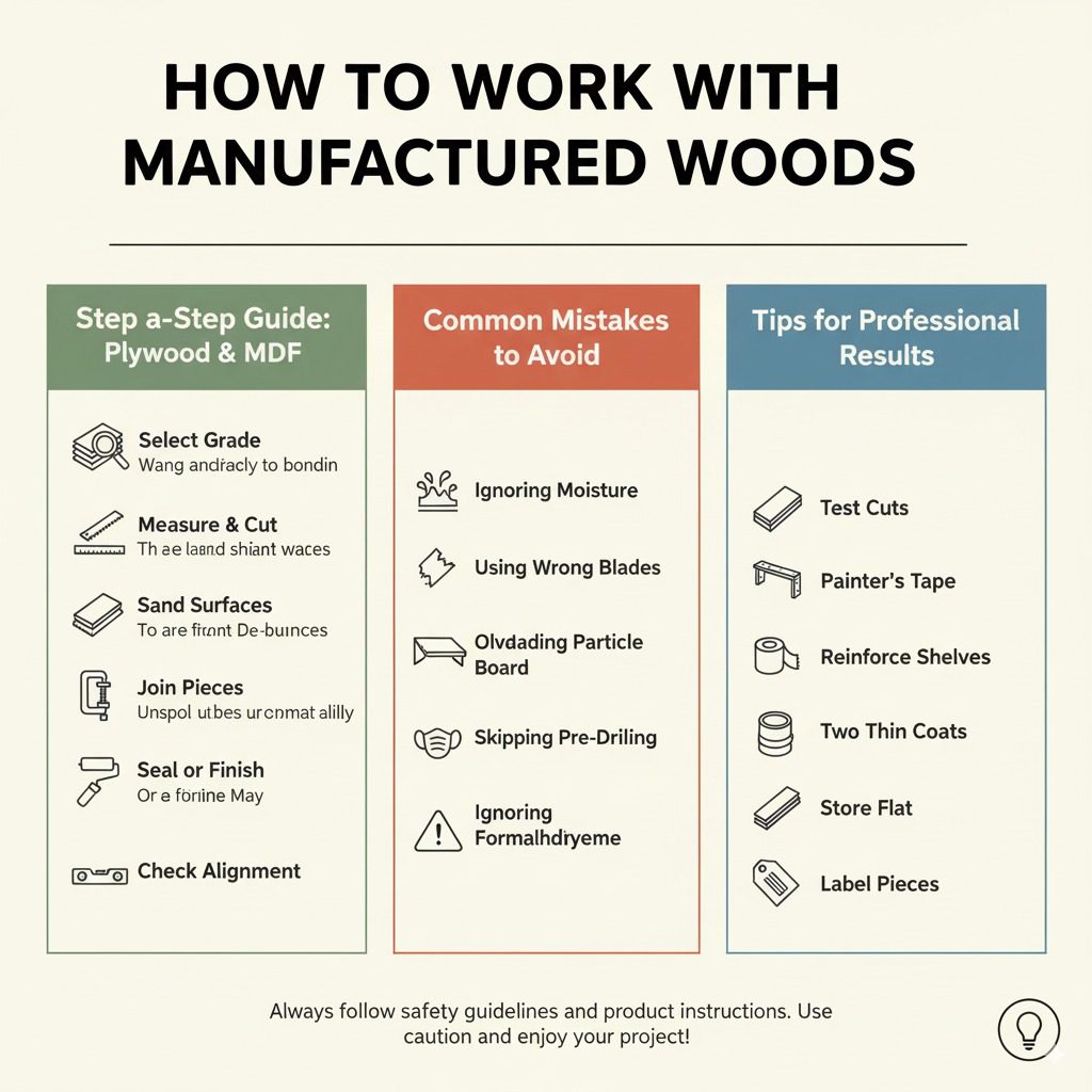 How to Work with Other Manufactured Woods