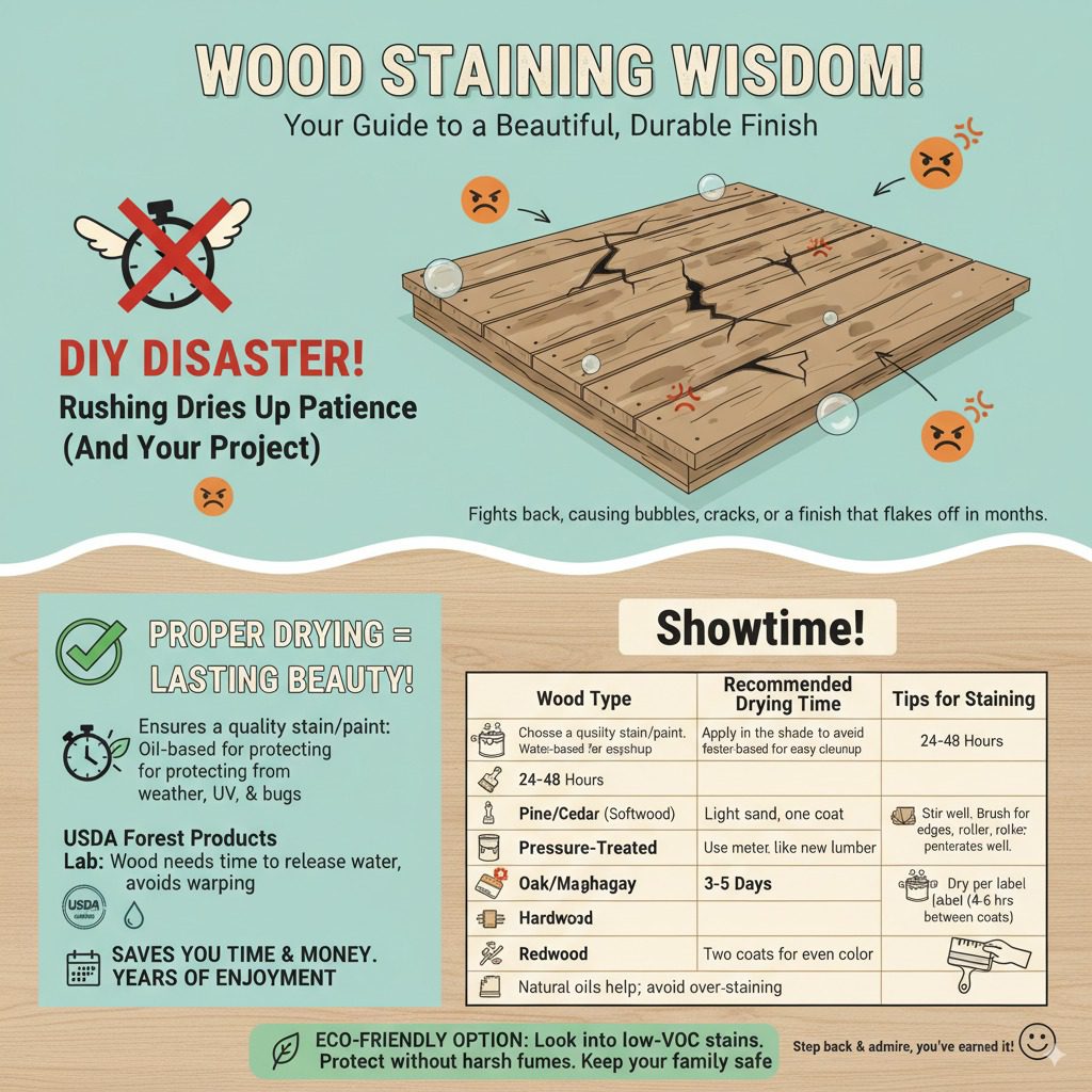 Best Practices for Staining or Painting Your Dried Wood
