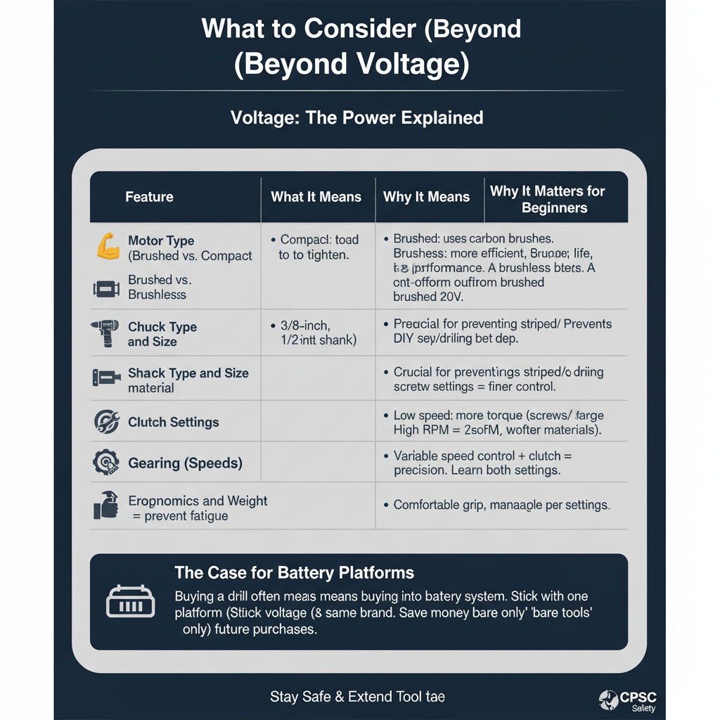 Drill Features to Consider (Beyond Voltage)